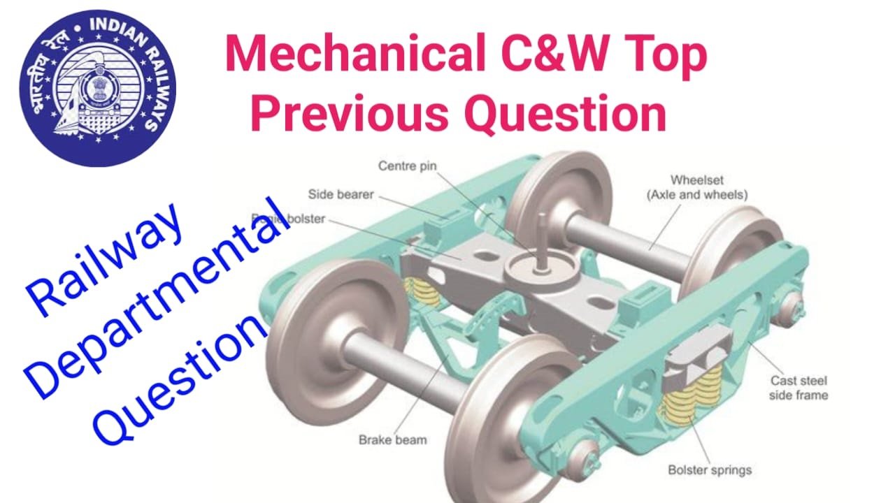 Railway Mechanical Department update Aug 2024 Question - chandstudy